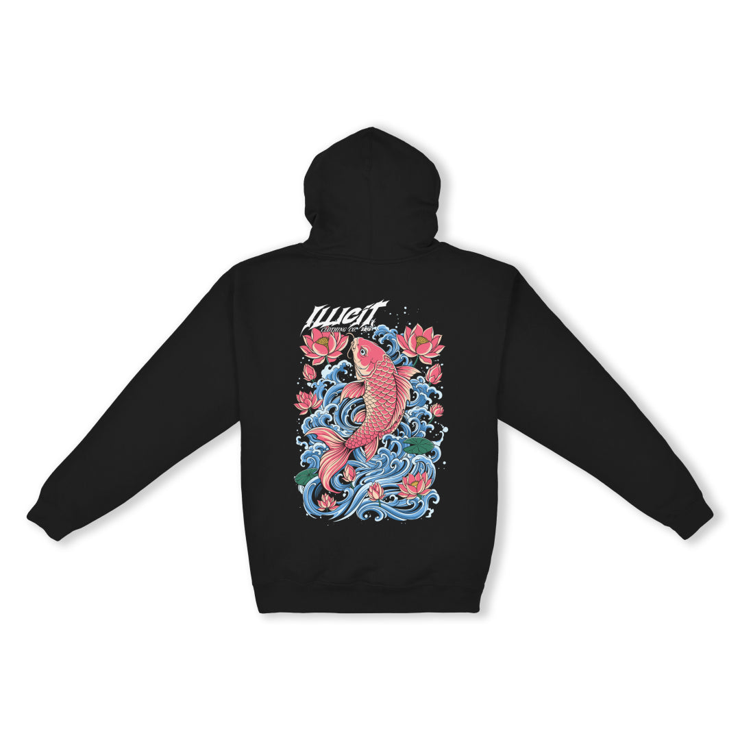 Elusive Pink Koi Fish Hoodie