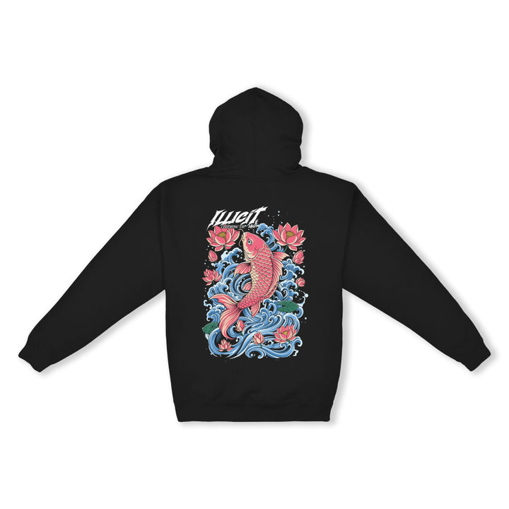 Elusive Pink Koi Fish Hoodie