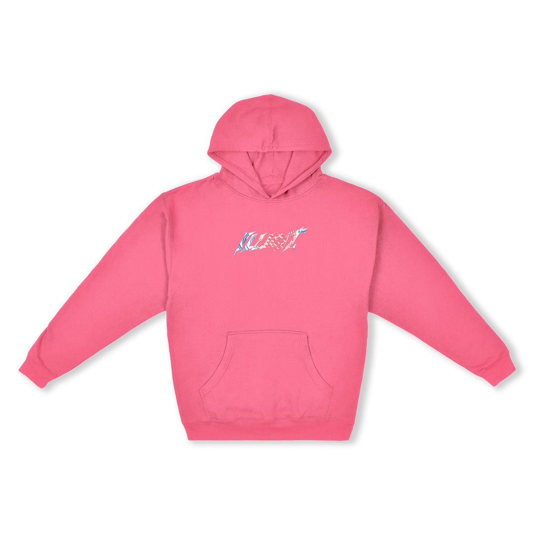 Elusive Pink Koi Fish Hoodie (Neon Pink)