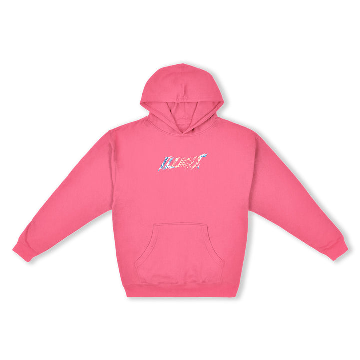 Elusive Pink Koi Fish Hoodie (Neon Pink)