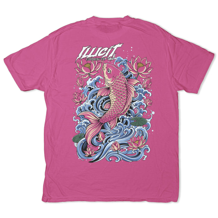 Elusive Pink Koi Fish Tee
