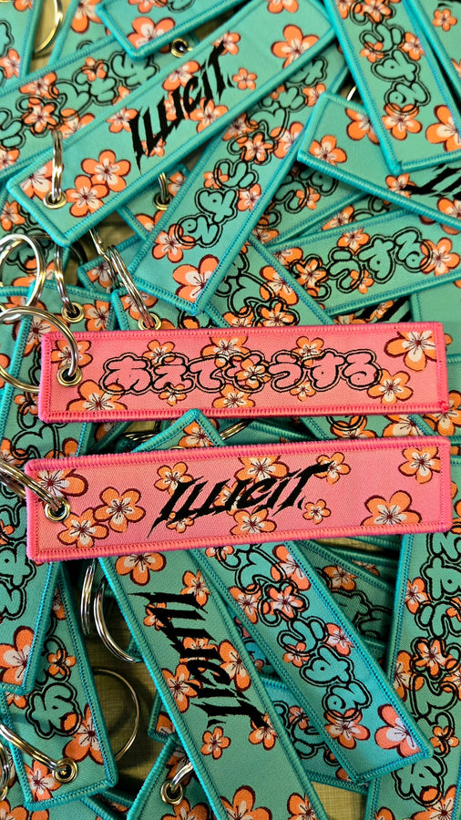Pink Cherry Blossom Jet Tag V3