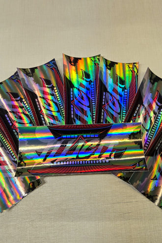 Holographic Temple Sticker