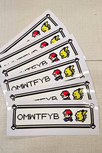 On My Way Sticker