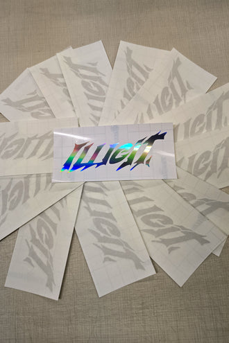 Holographic Silver Chrome Decal