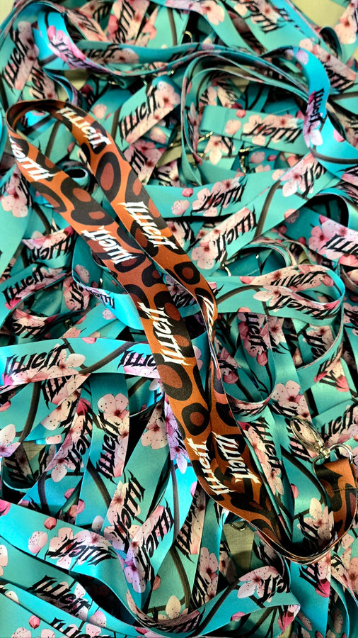 Leopard Print Lanyard